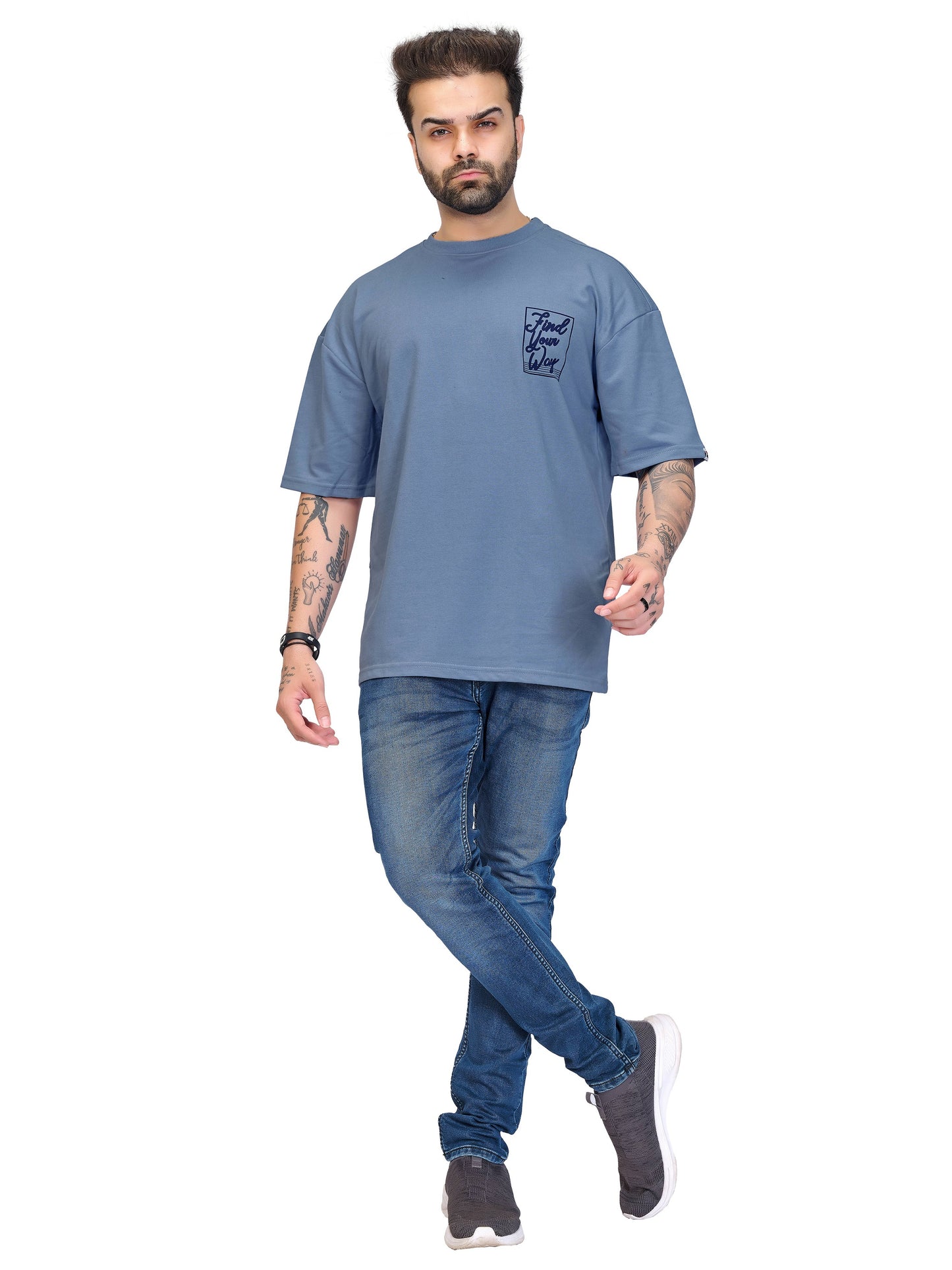 Sky Blue Unisex Oversized T-shirt