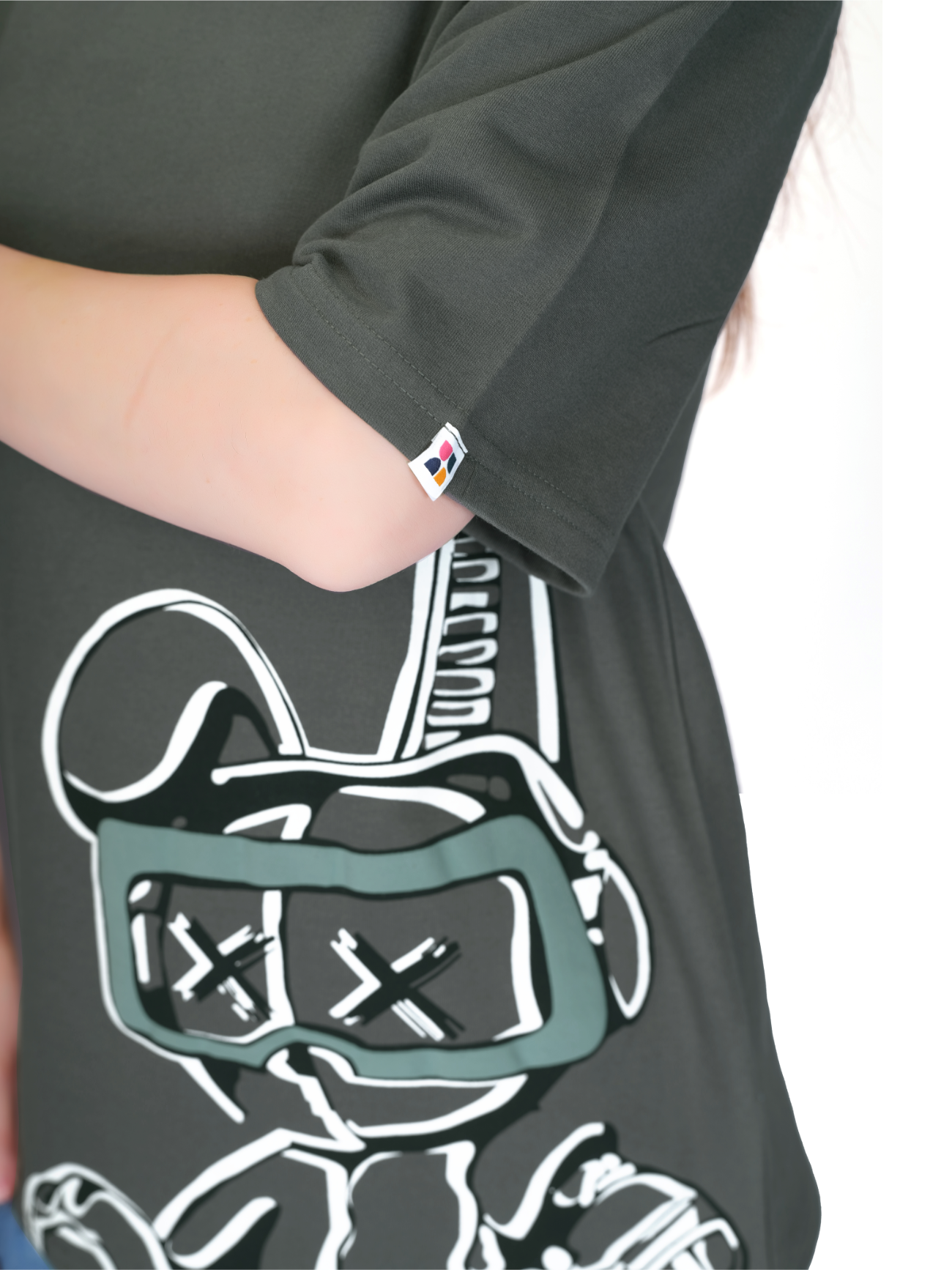Dark Grey Unisex Oversized T-shirt