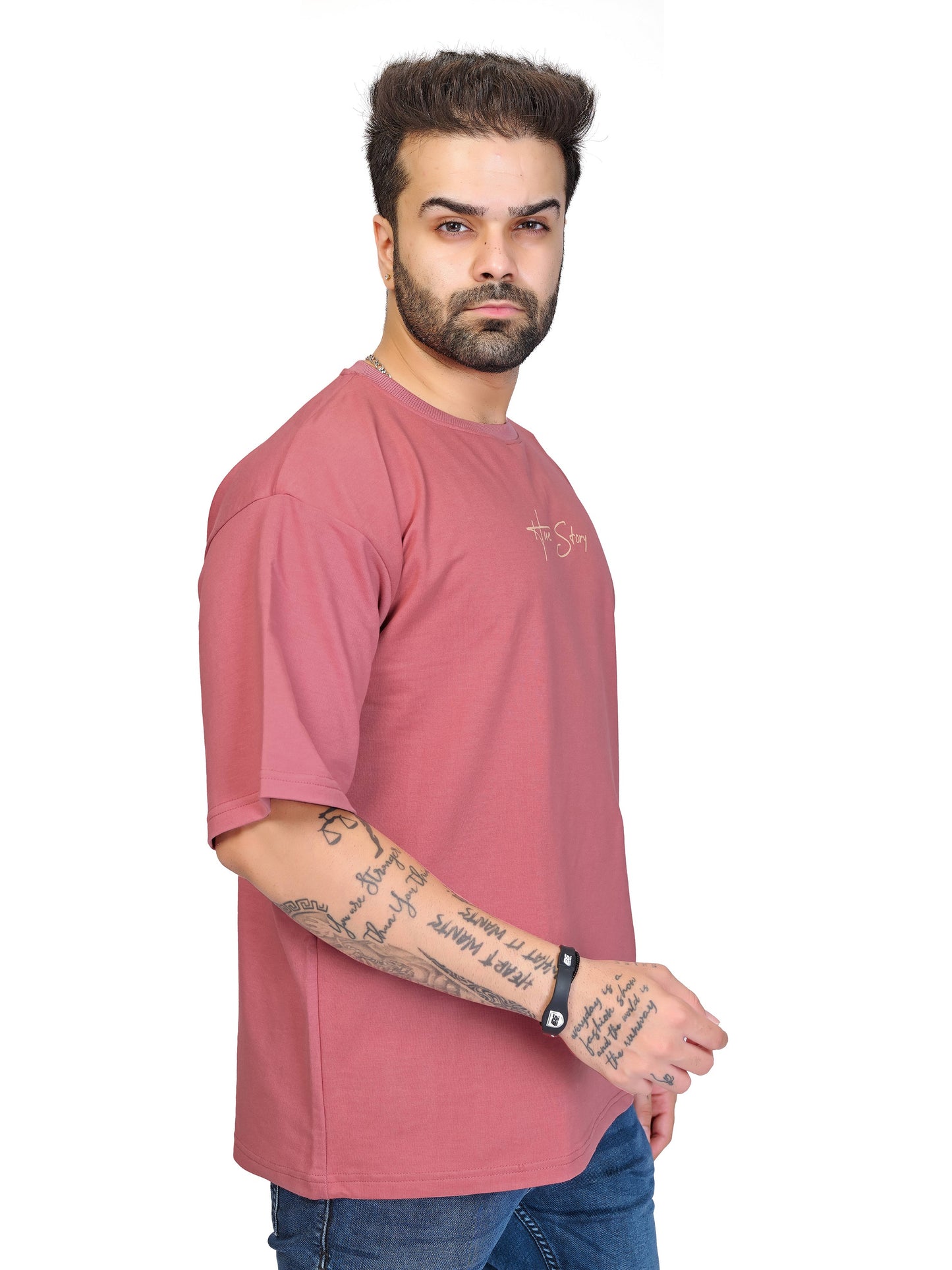 Pink Unisex Oversized T-shirt