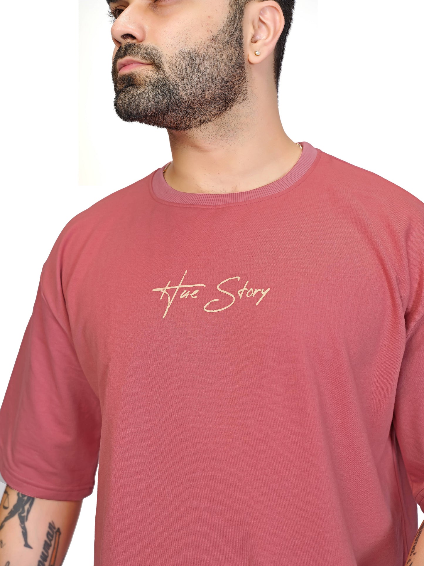 Pink Unisex Oversized T-shirt