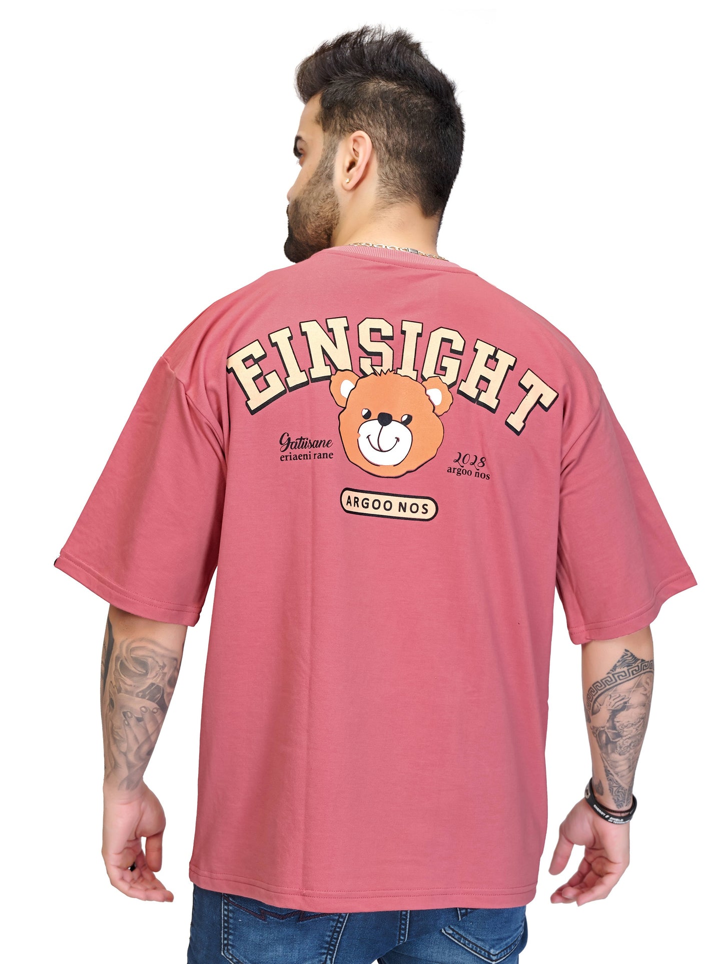 Pink Unisex Oversized T-shirt