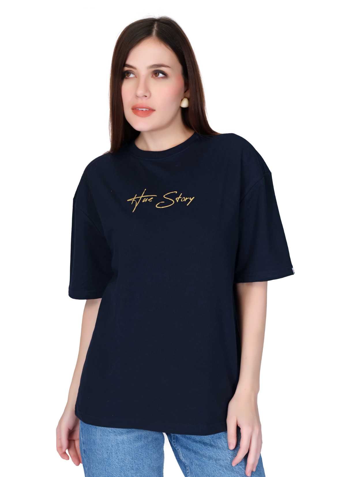 Deep Blue Unisex Oversized T-shirt