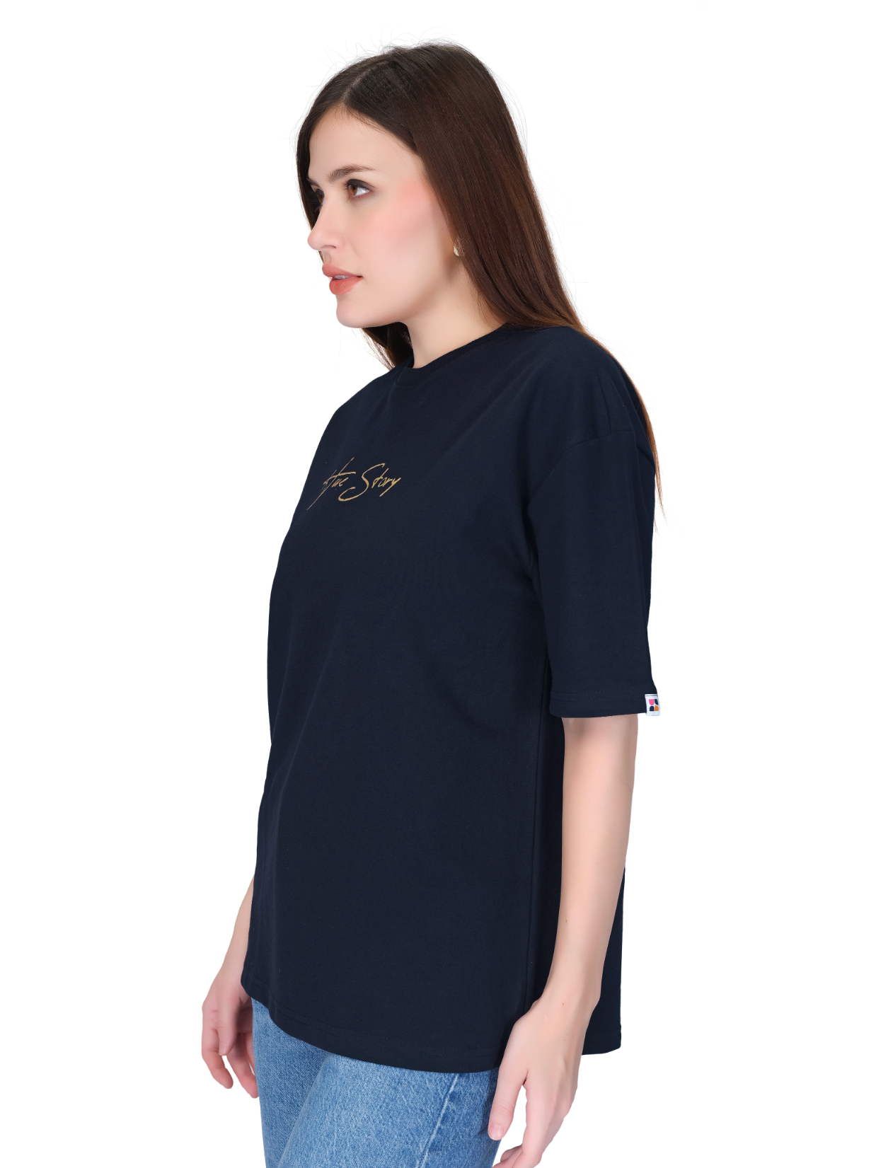 Deep Blue Unisex Oversized T-shirt