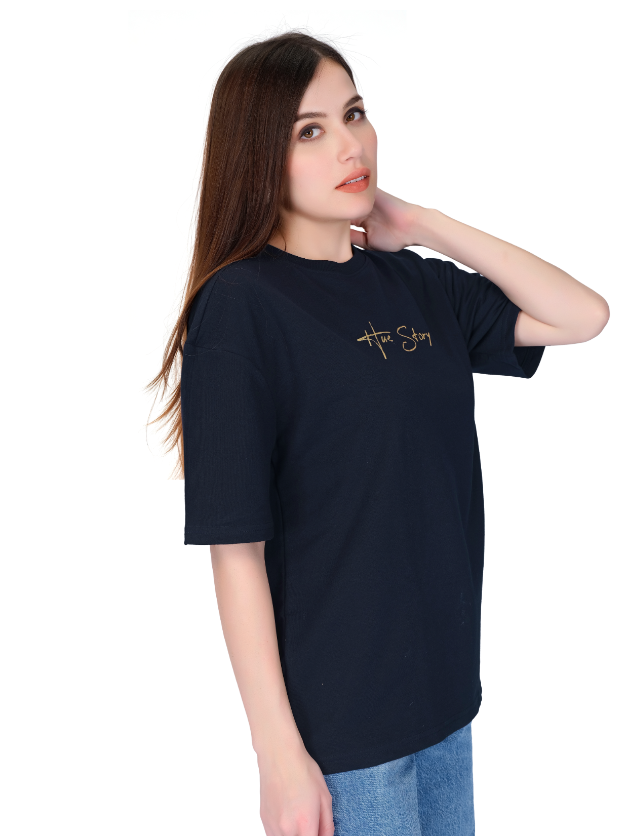 Deep Blue Unisex Oversized T-shirt