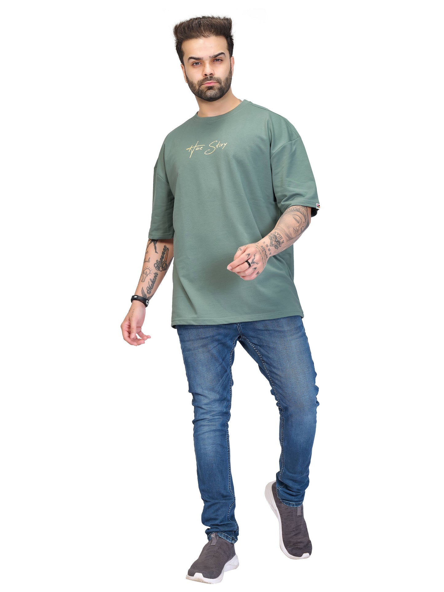 Green Unisex Oversized T-shirt