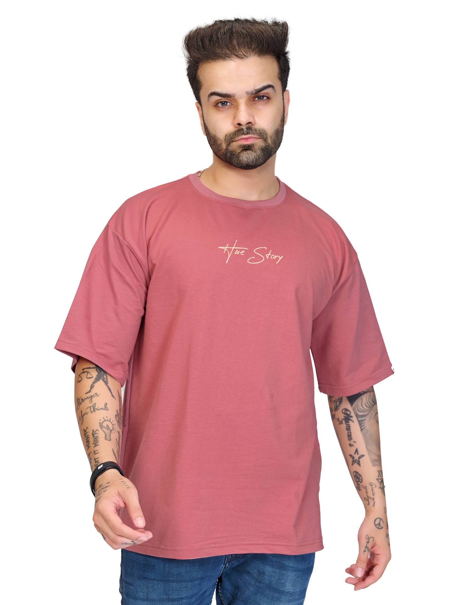 Pink Unisex Oversized T-shirt