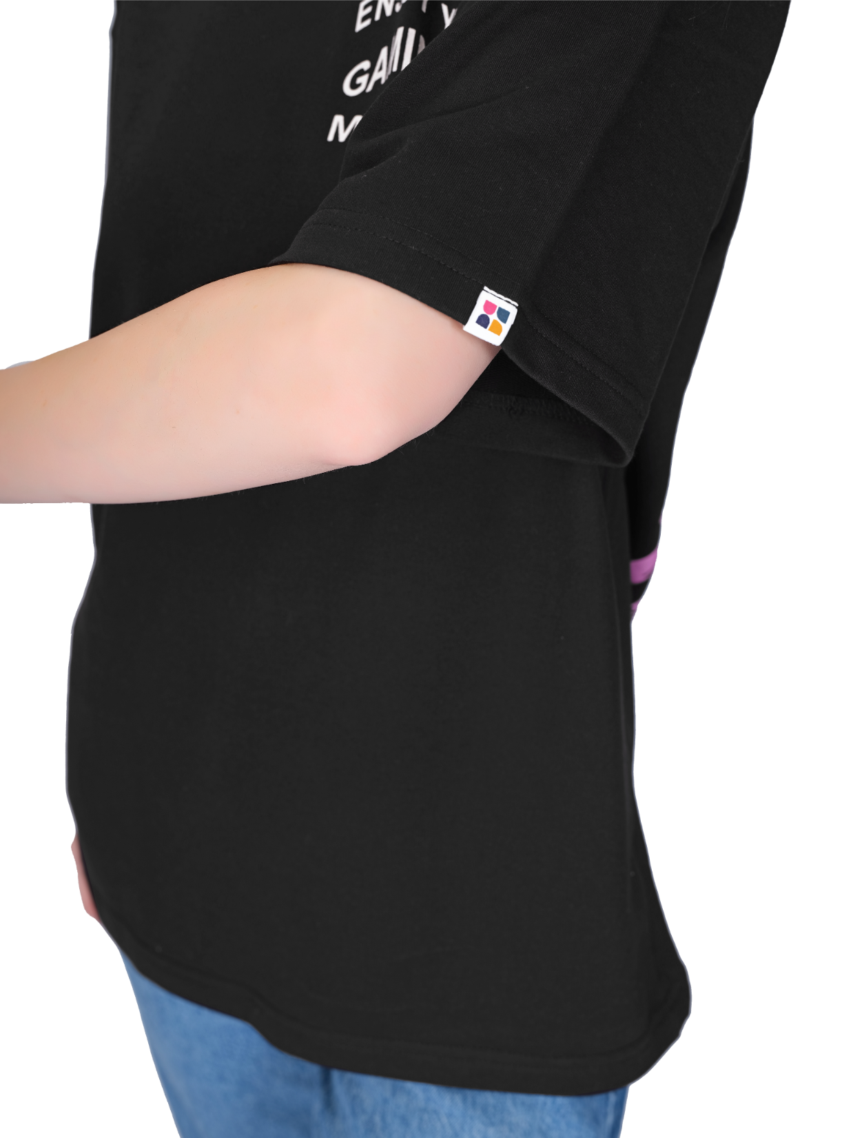 Black Unisex Oversized T-shirt
