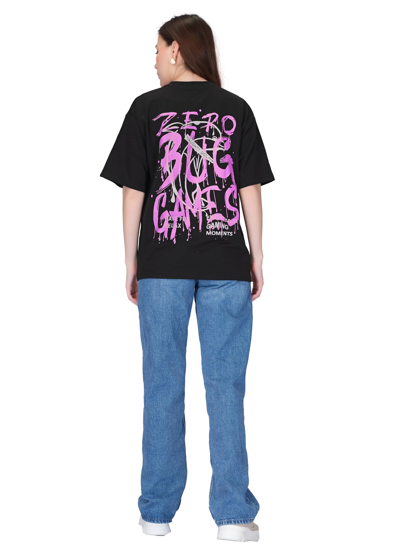 Black Unisex Oversized T-shirt