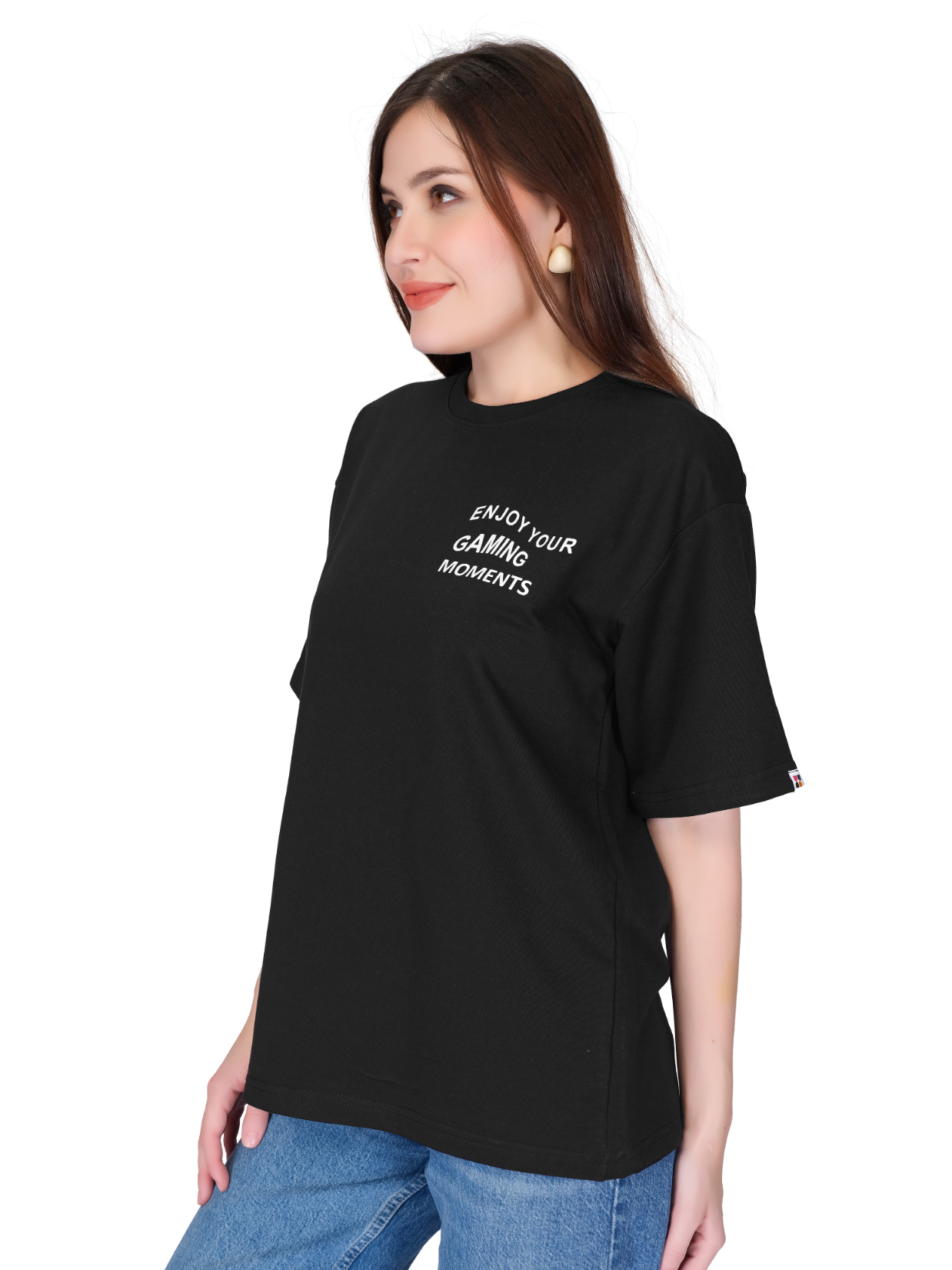 Black Unisex Oversized T-shirt