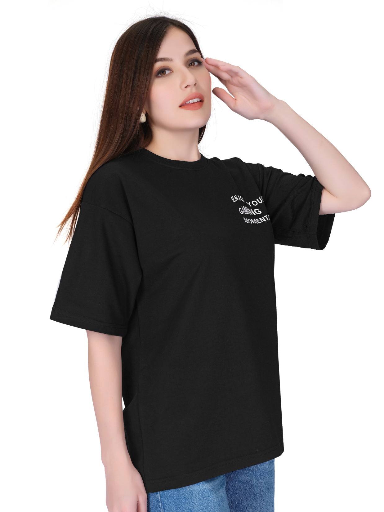 Black Unisex Oversized T-shirt