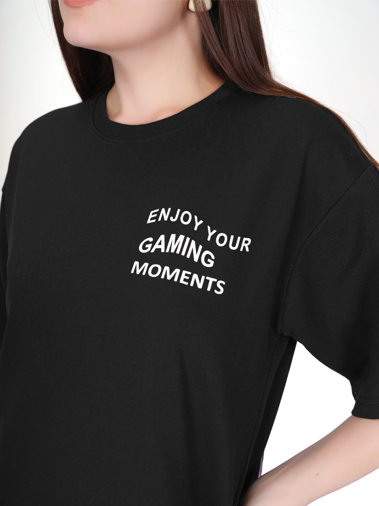 Black Unisex Oversized T-shirt
