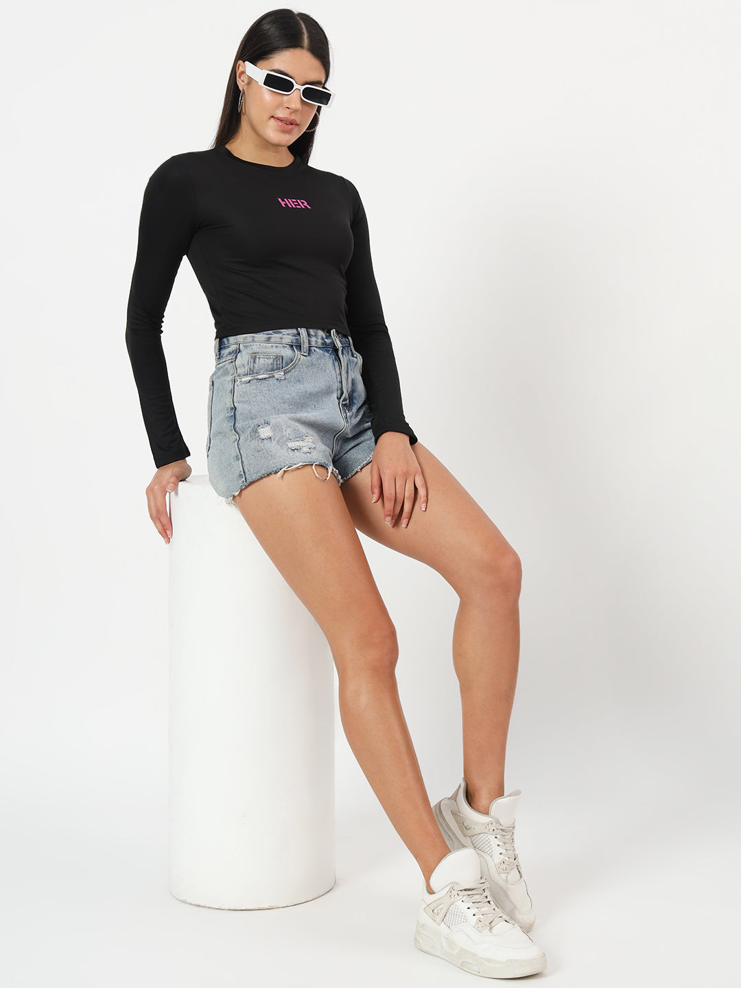 Crop Top Long Sleeves