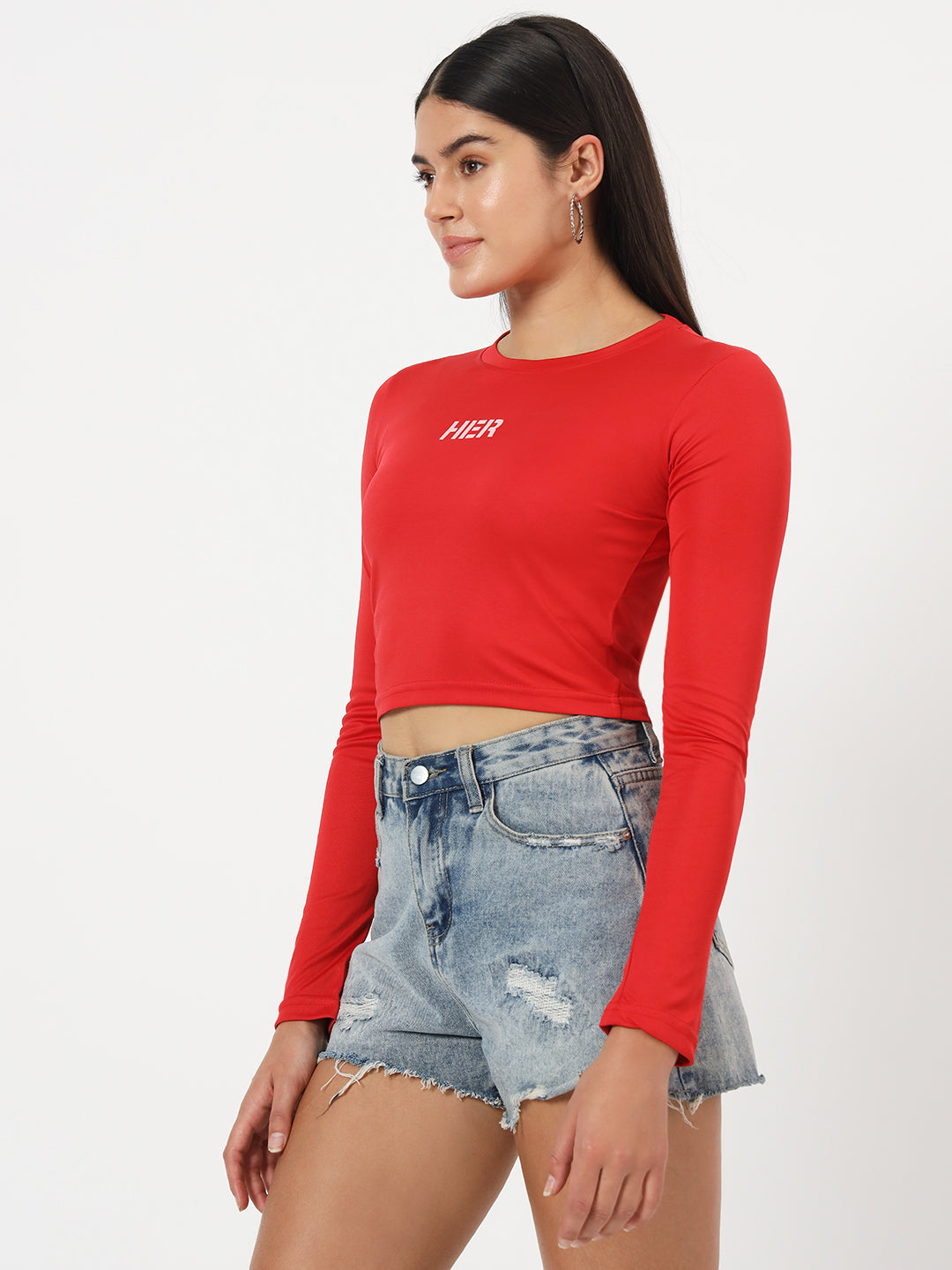 Crop Top Long Sleeves