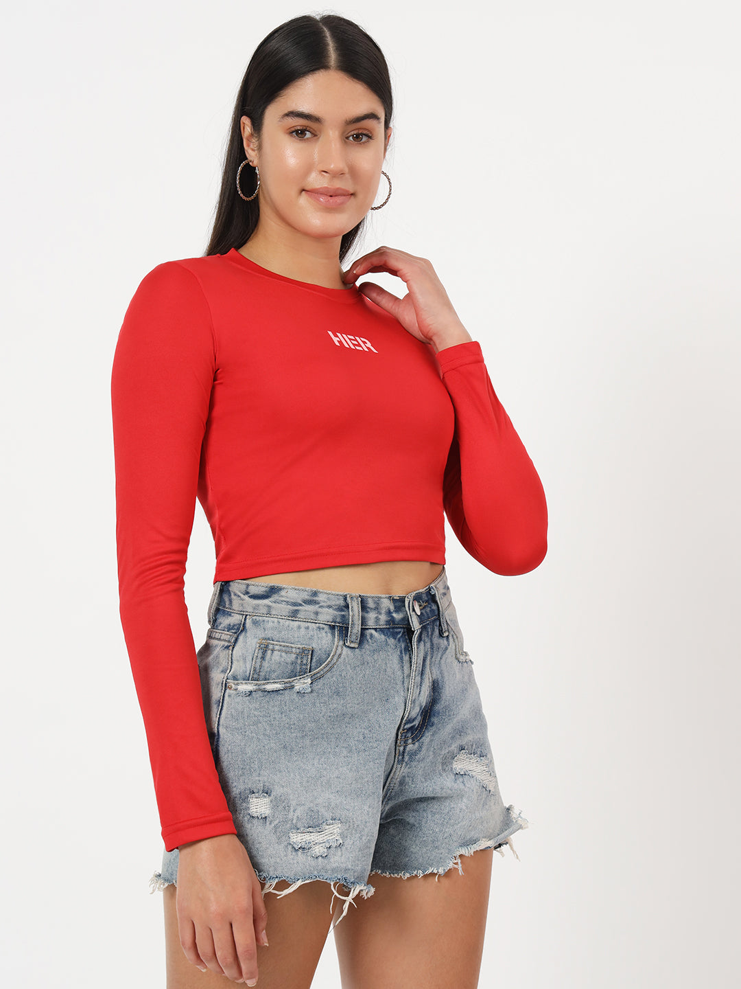 Crop Top Long Sleeves