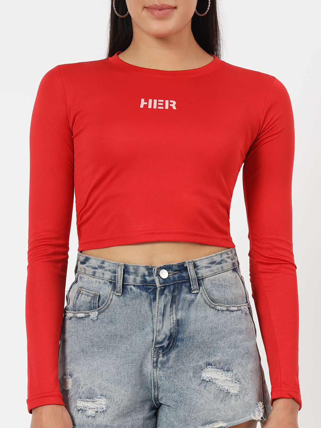 Crop Top Long Sleeves