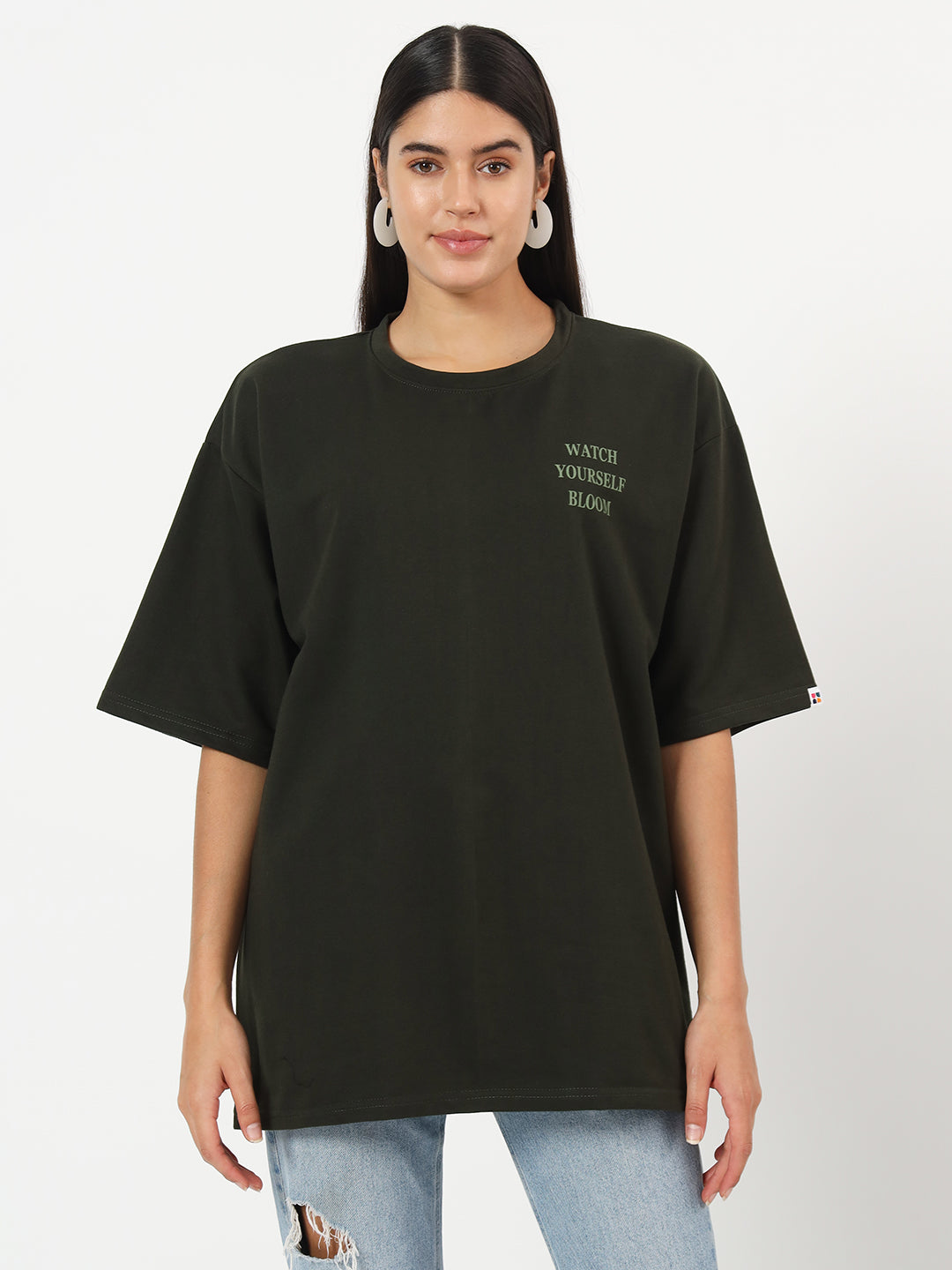 Olive Green Unisex Oversized T-shirt