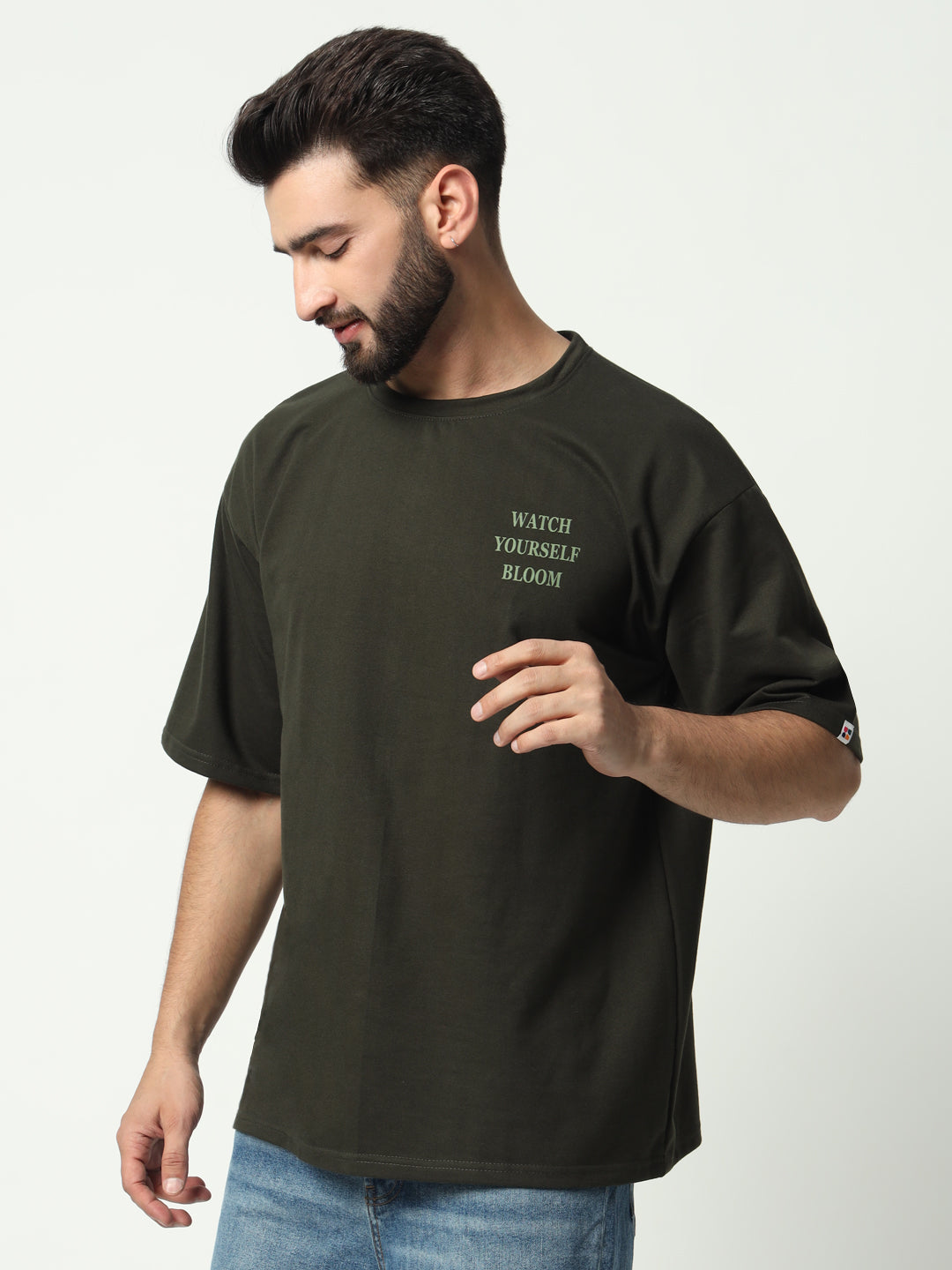 Olive Green Unisex Oversized T-shirt
