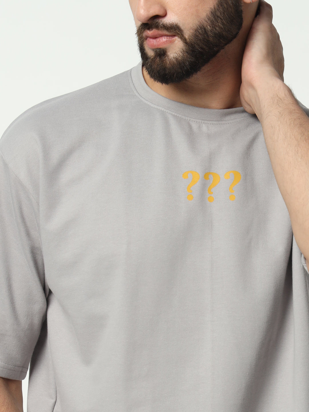 Light Grey Unisex Oversized T-shirt