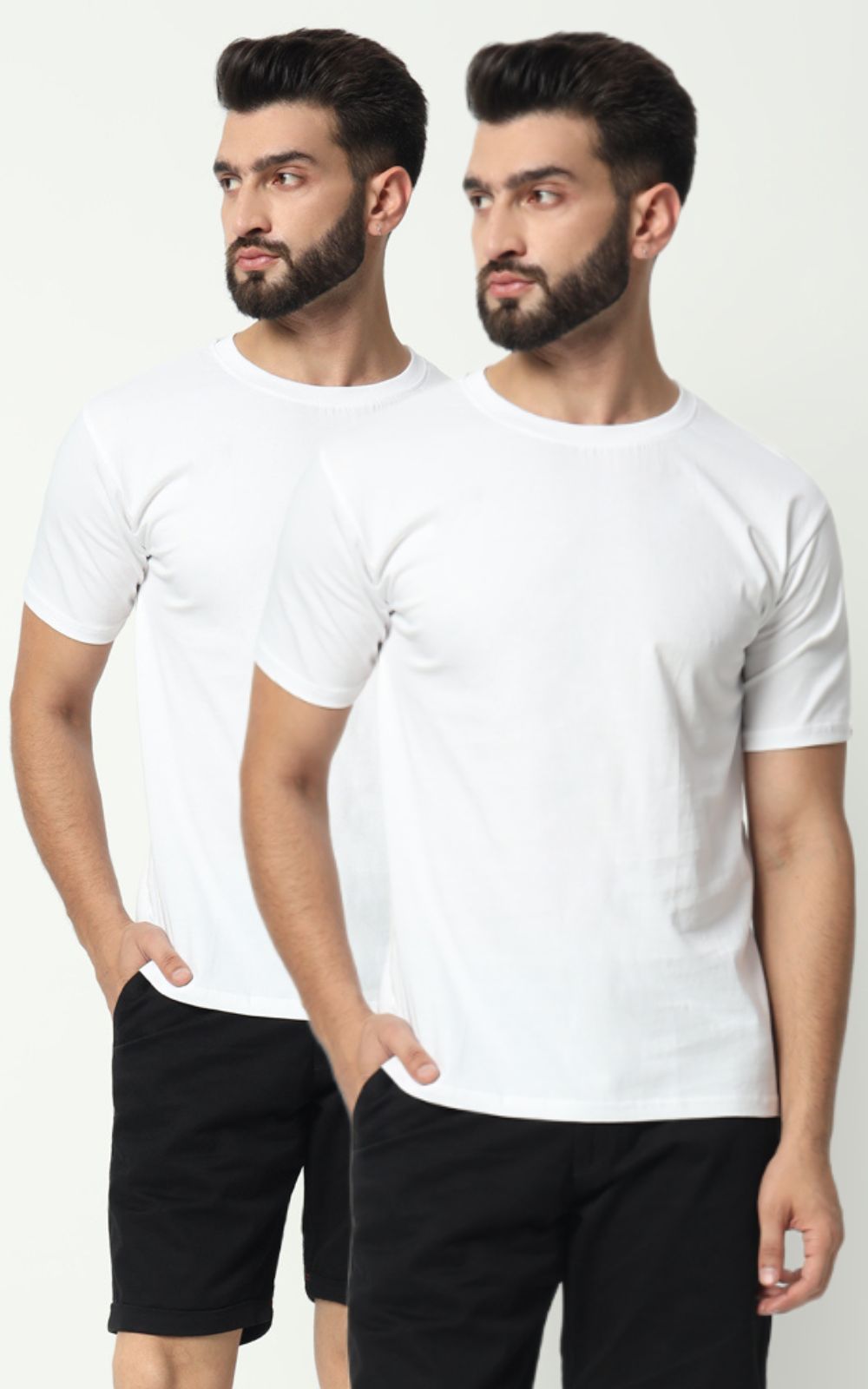Plain Tshirt Combo (Pack of 2)