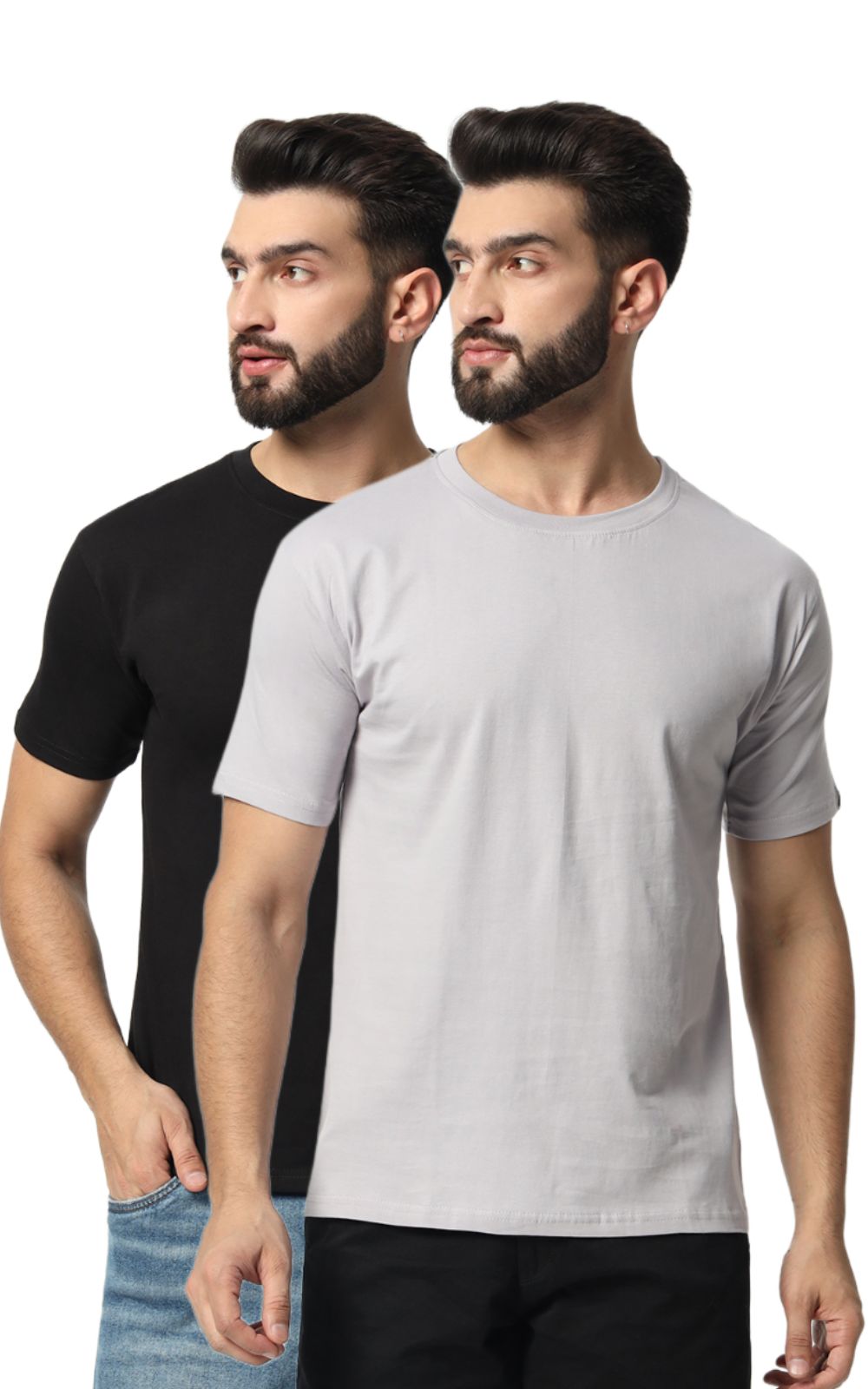 Plain Tshirt Combo (Pack of 2)