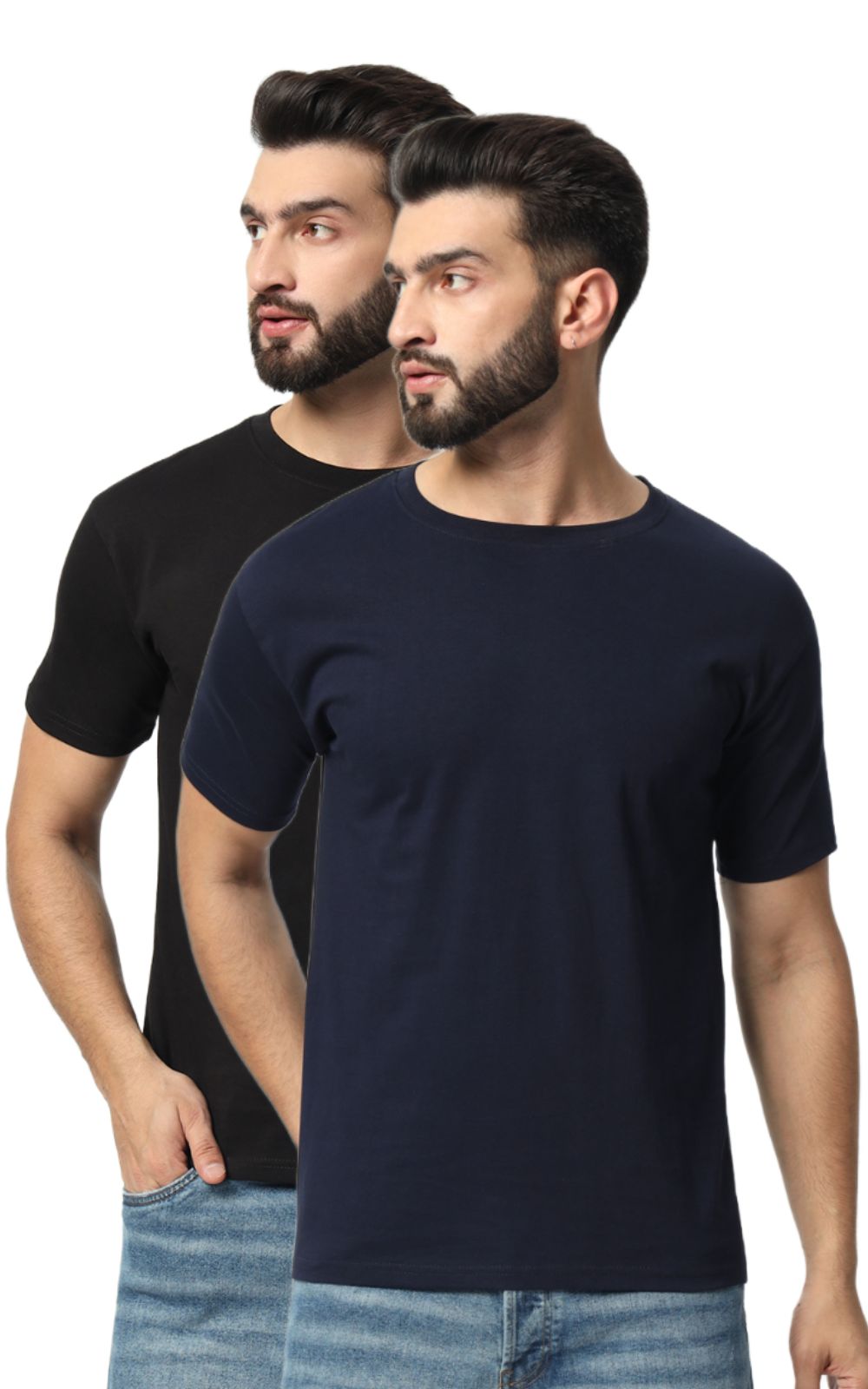 Plain Tshirt Combo (Pack of 2)