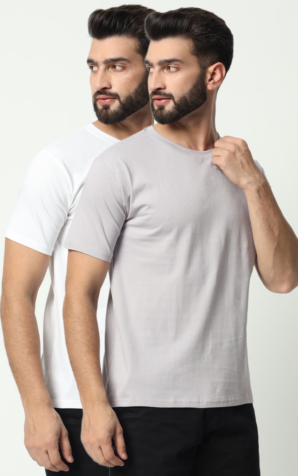 Plain Tshirt Combo (Pack of 2)