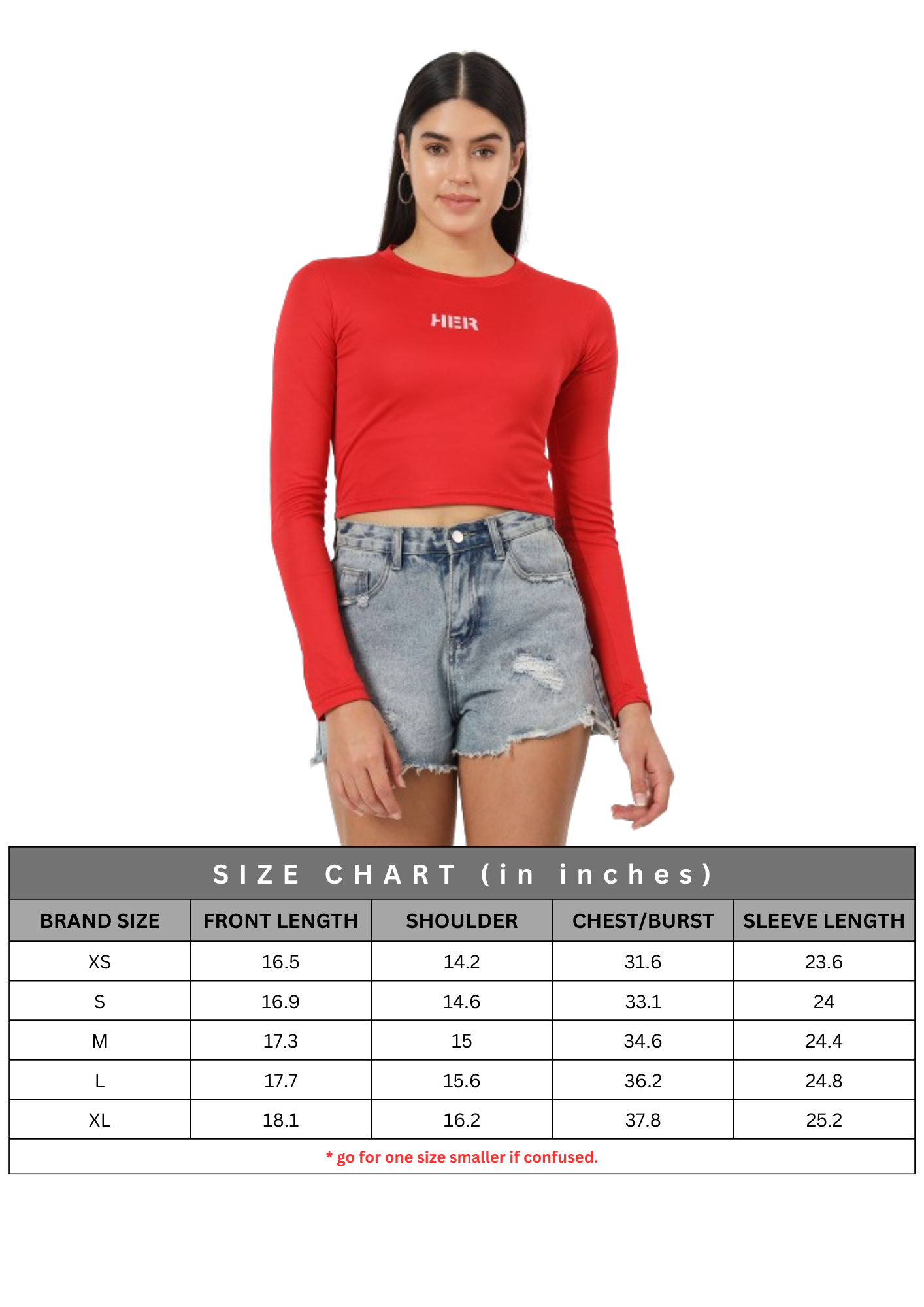 Crop Top Long Sleeves