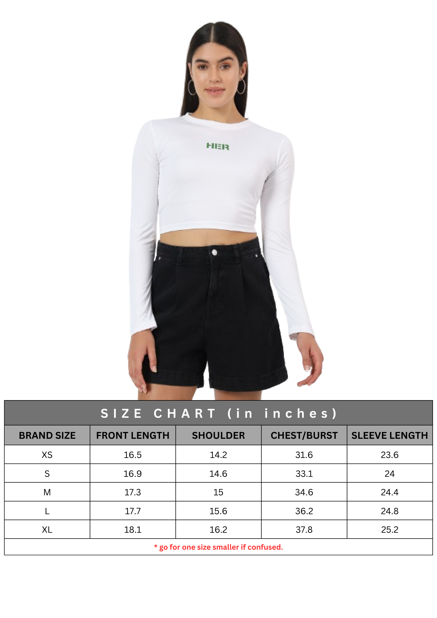 Crop Top Long Sleeves