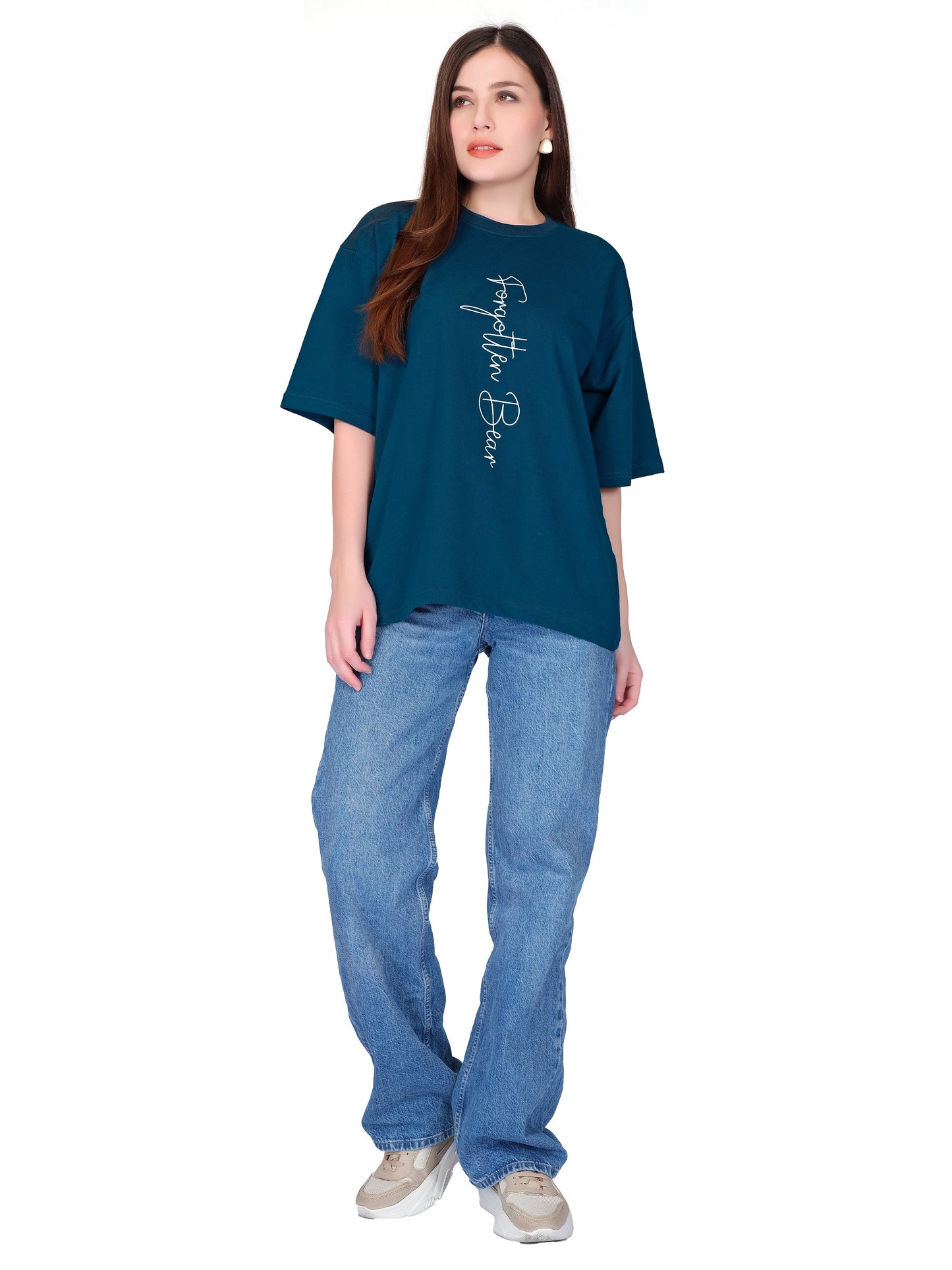 Petrol Blue Unisex Oversized T-shirt