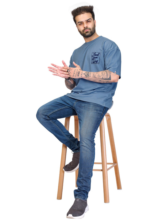 Sky Blue Unisex Oversized T-shirt