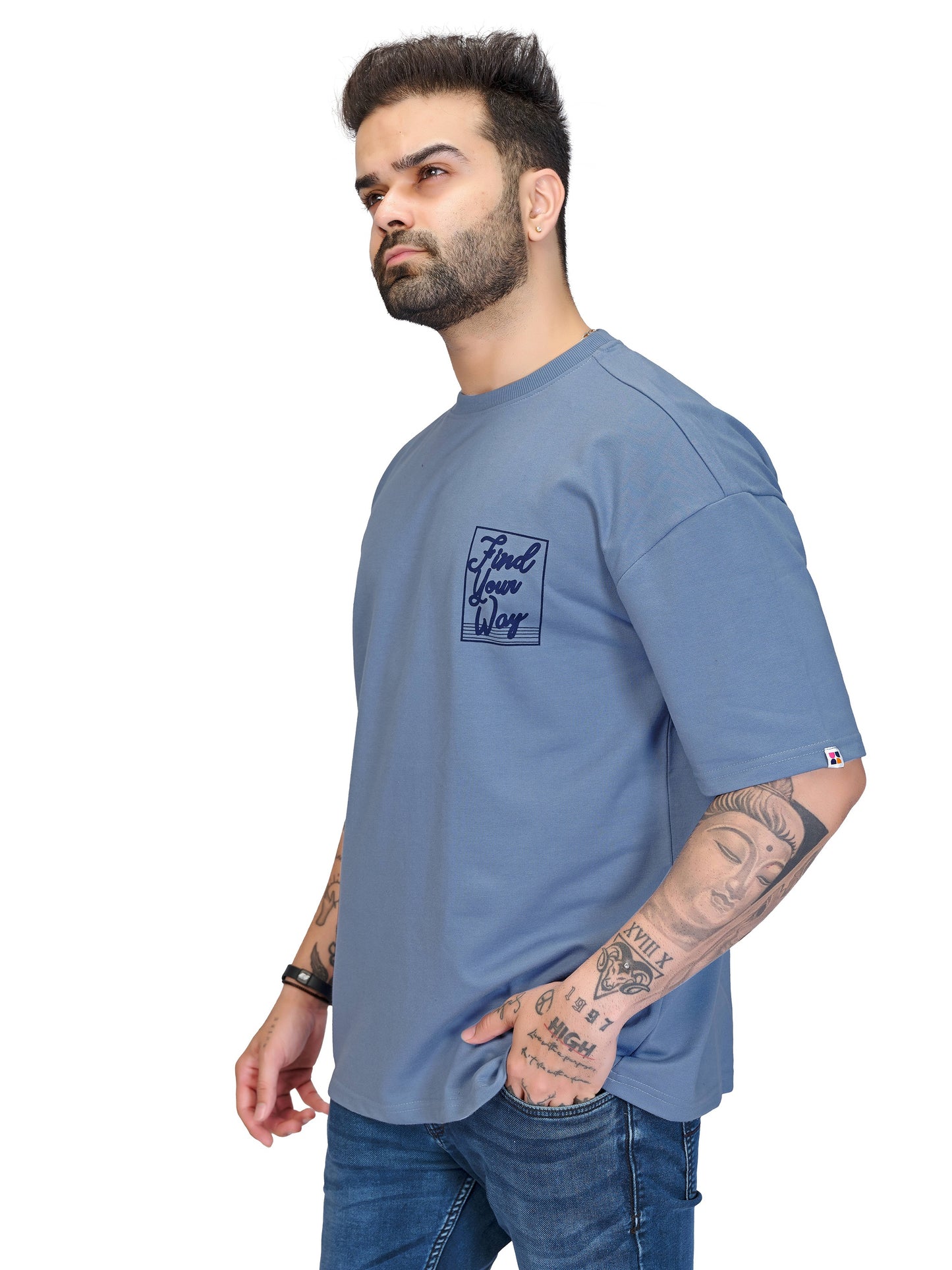 Sky Blue Unisex Oversized T-shirt