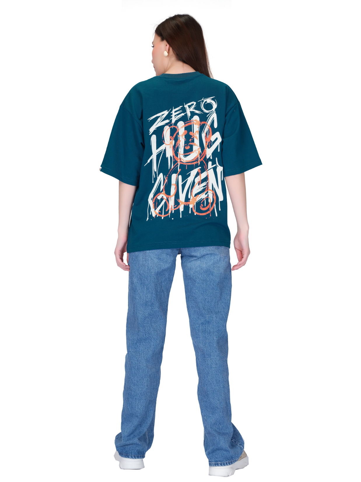 Petrol Blue Unisex Oversized T-shirt