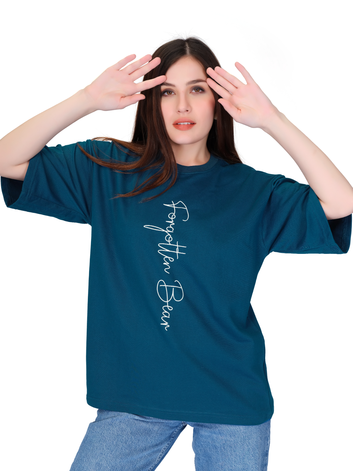 Petrol Blue Unisex Oversized T-shirt