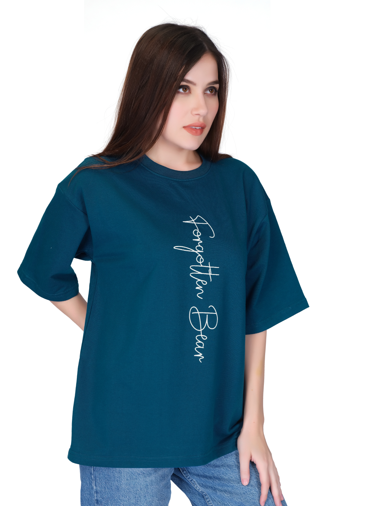 Petrol Blue Unisex Oversized T-shirt