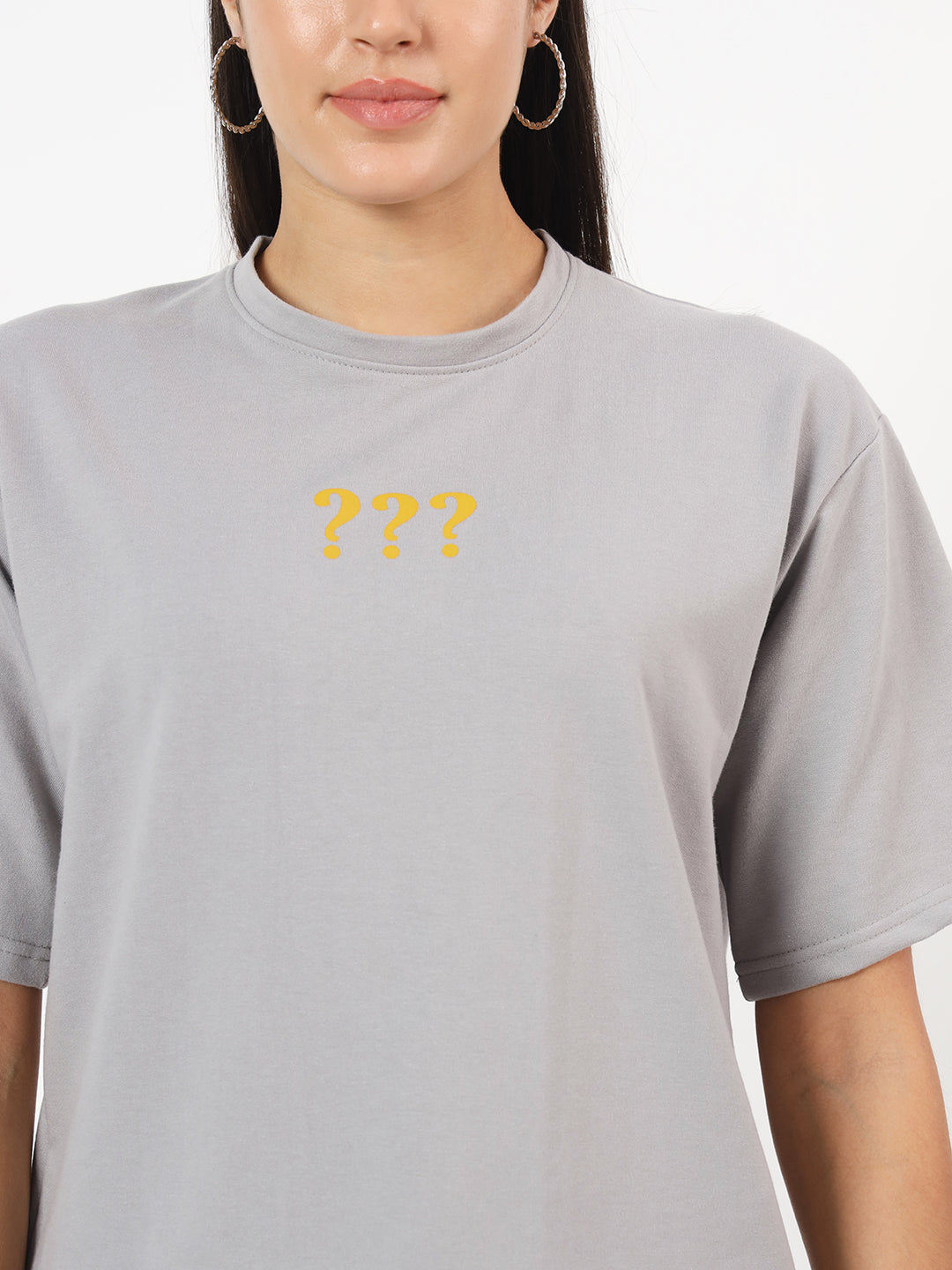 Light Grey Unisex Oversized T-shirt