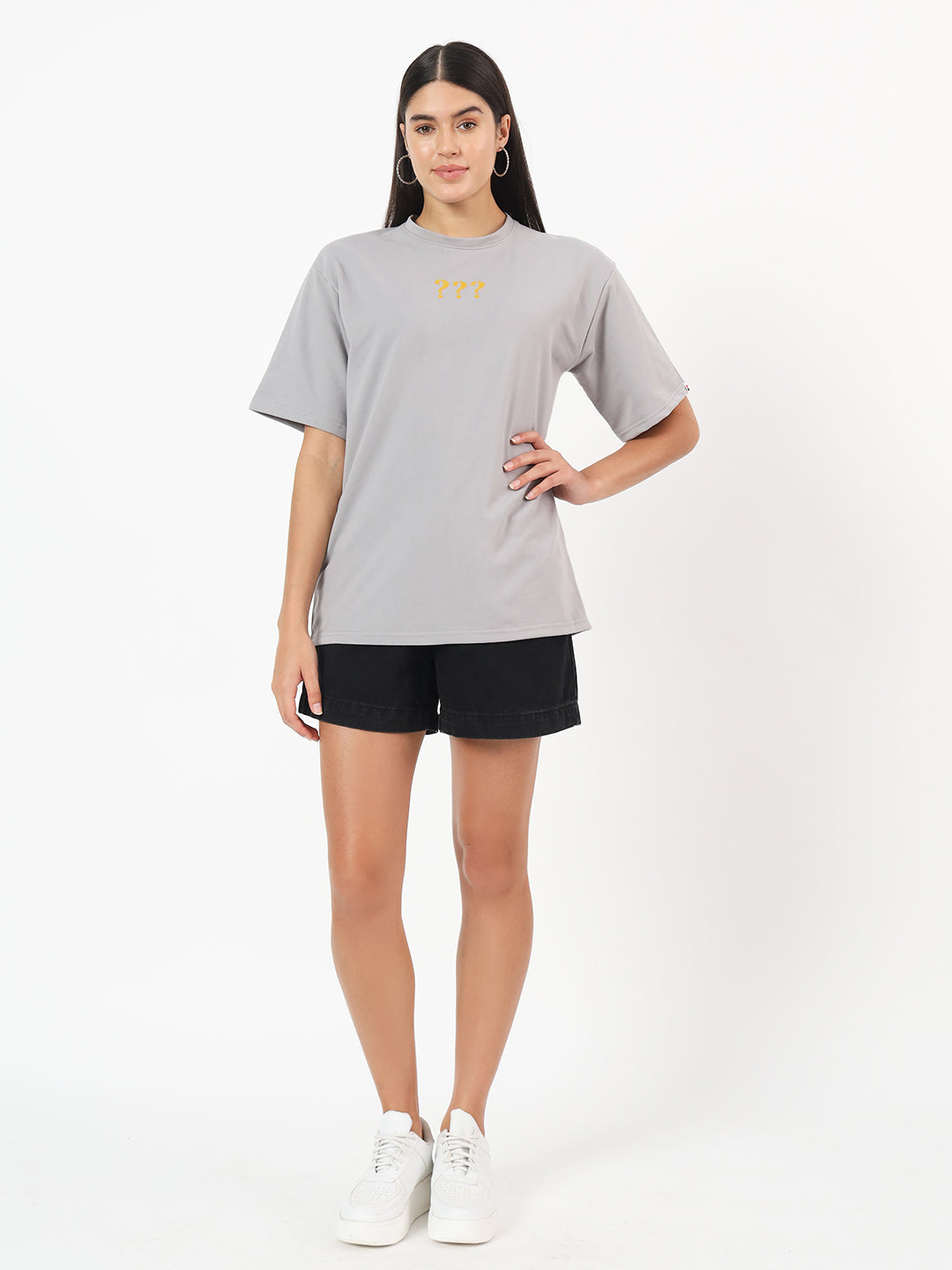 Light Grey Unisex Oversized T-shirt