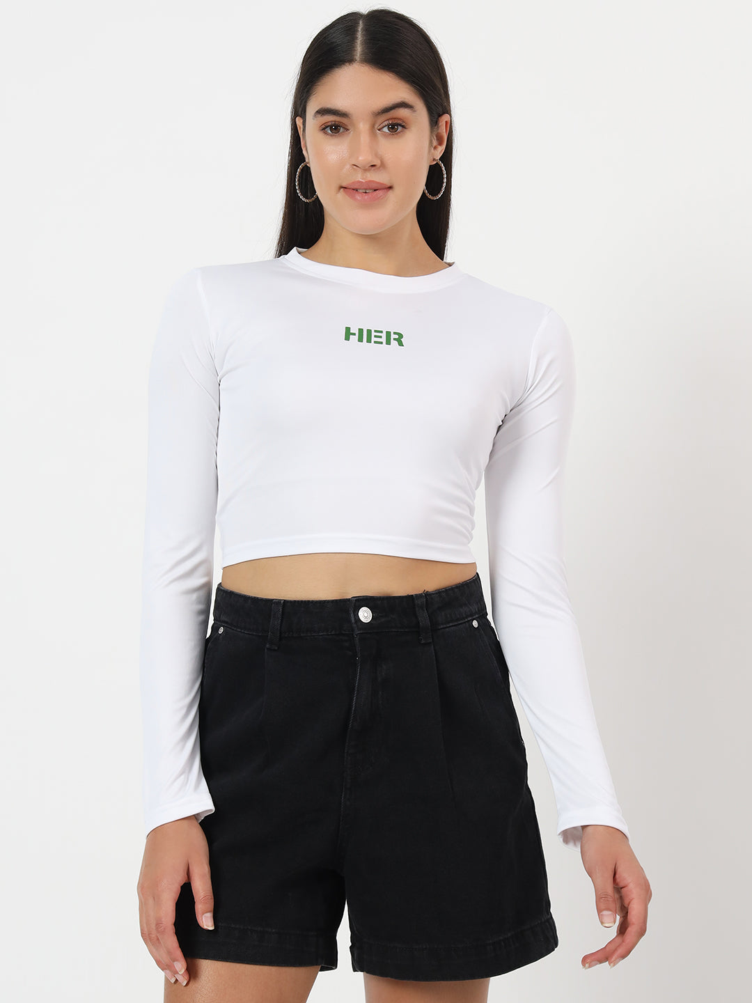 Crop Top Long Sleeves