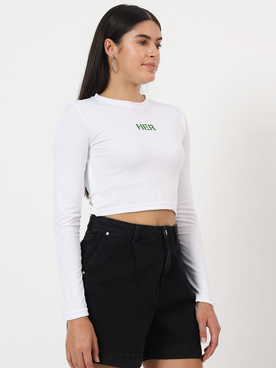 Crop Top Long Sleeves