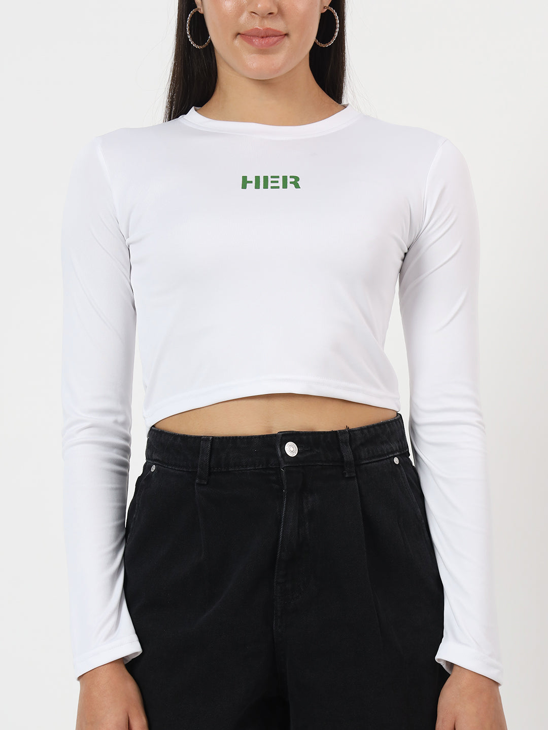 Crop Top Long Sleeves