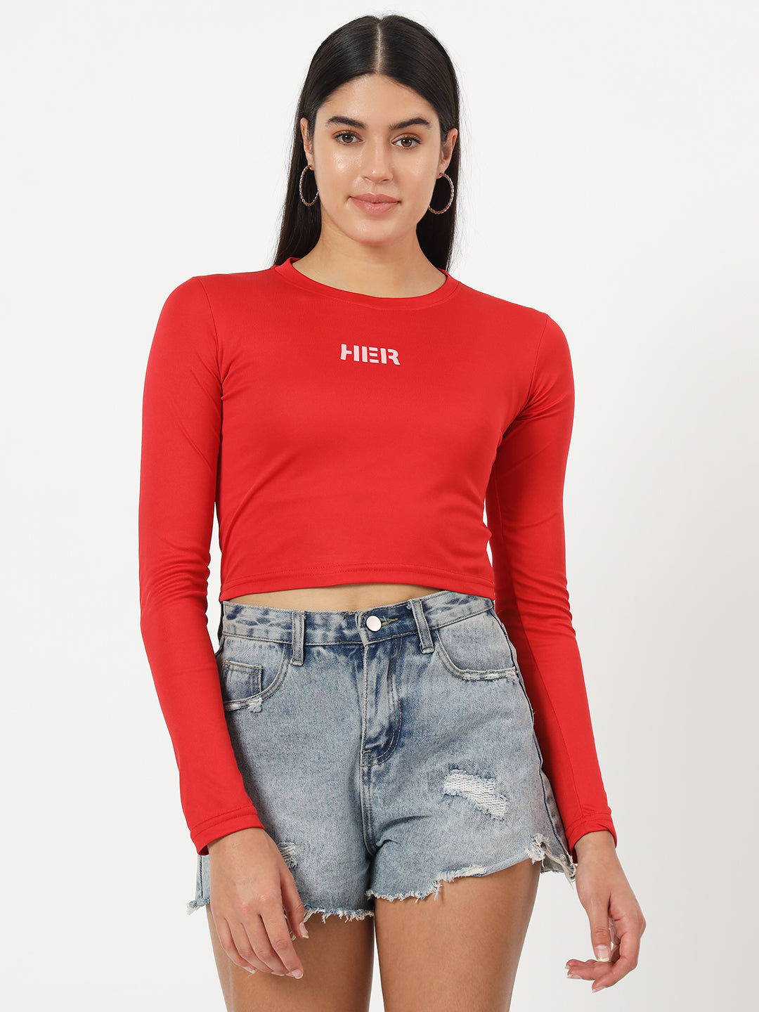 Crop Top Long Sleeves
