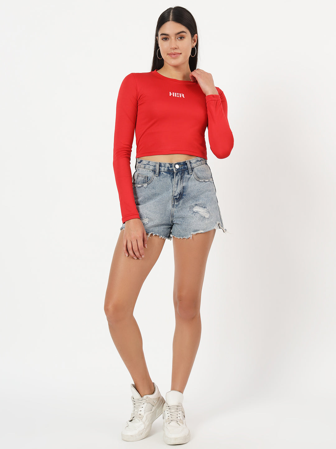 Crop Top Long Sleeves
