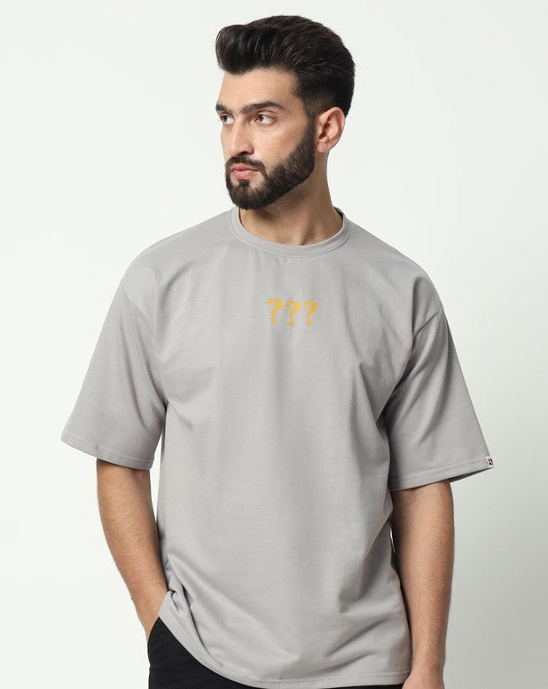 Light Grey Unisex Oversized T-shirt