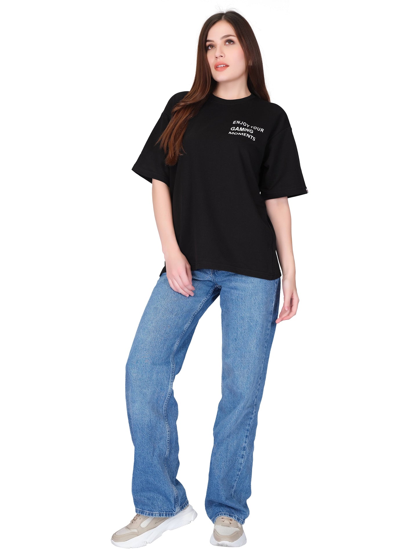 Black Unisex Oversized T-shirt