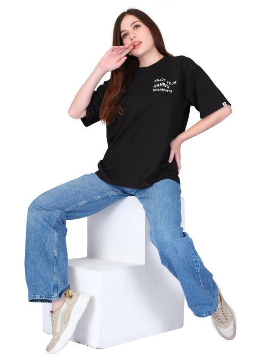 Black Unisex Oversized T-shirt
